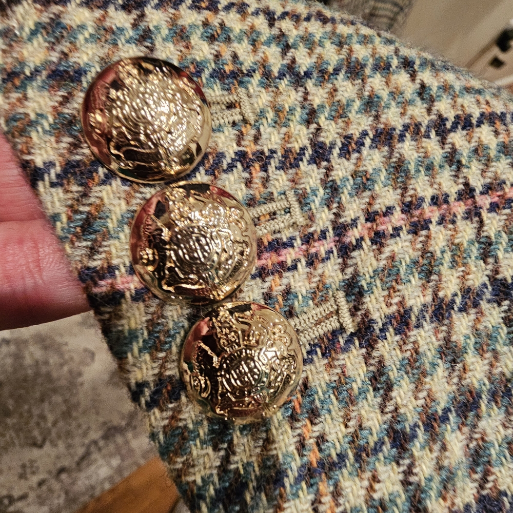 Equestrian Plaid Women's Jacket by Talbots 22W - Picture 10 of 10
